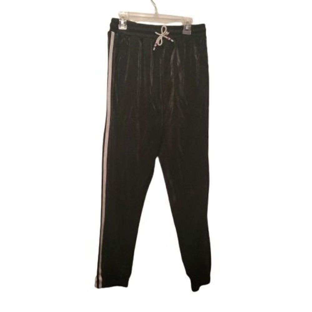 BBJ Los Angeles Womens Black Elastic Waist Drawstring Jogger Pants Size XL